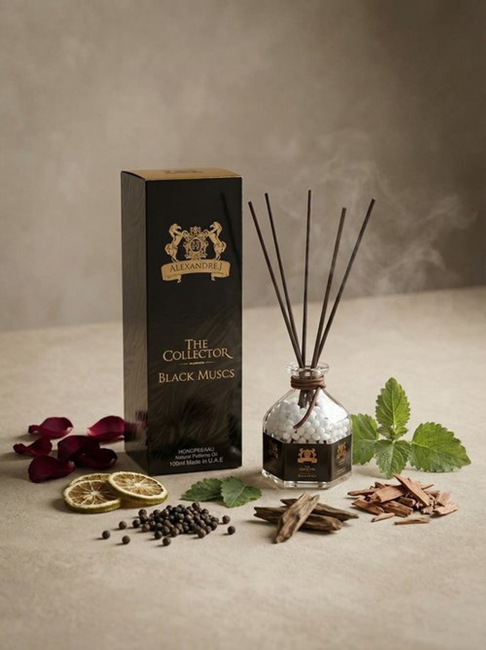 Аромадиффузор Alexandre J. The Collector Black Muscs