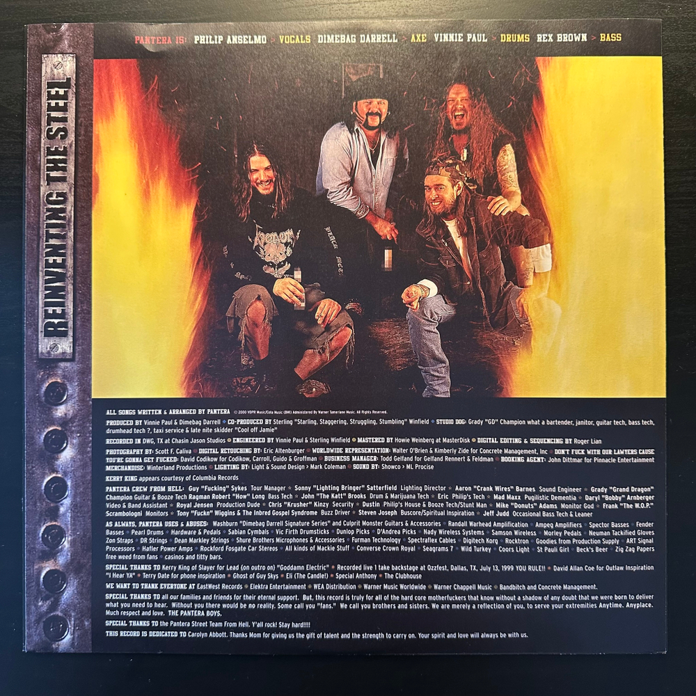 Pantera ‎– Reinventing The Steel (Европа)