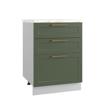 Кухня Модуль СМЯ 600 Квадро Белый софт