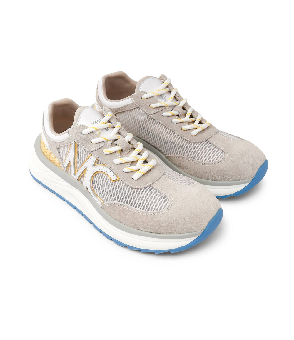 кожаные кроссовки Marc Cain - бежевый(UB SH.02 J03)