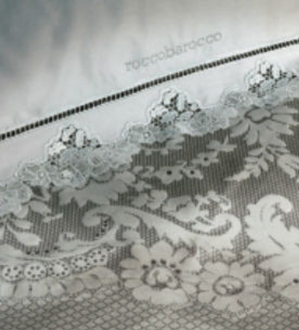 Постельное белье 2 спальное евро RoccoBarocco Atmosphere розовое