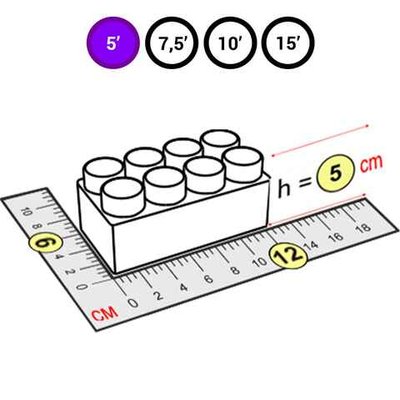 Элемент фиолетовый для GigaBloks Outdoor