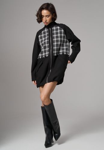 Бомбер удлиненный