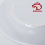 3850492 Набор детской посуды «Единорожка», 3 предмета: кружка 250 мл, миска 400 мл, тарелка 18