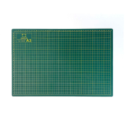 Мат для резки формат А3 Малевичъ (зеленый, 3-х слойный)