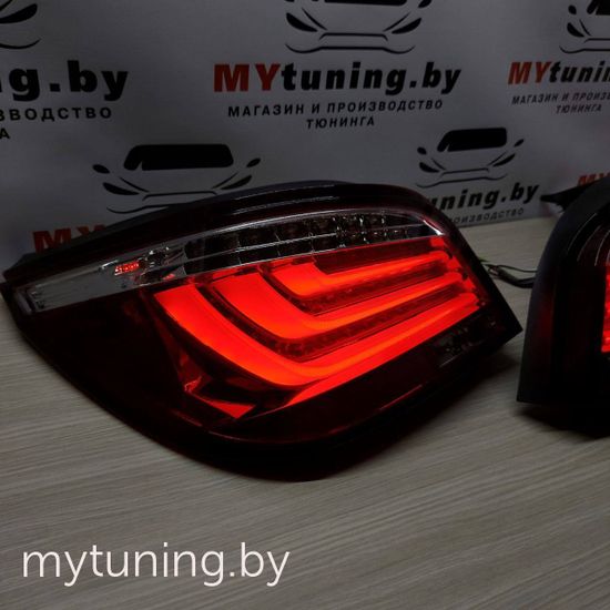Задние фонари для BMW 5 E60 LCI (07-10) LED красные светлые