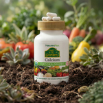 NaturesPlus, Source of Life®, Garden®, кальций, 120 веганских капсул