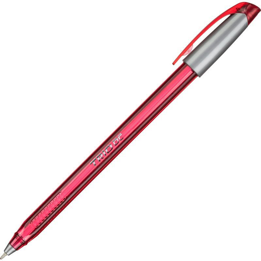 Ручка шариковая Unimax "Trio DC tinted" красная, 0,5мм., масляная