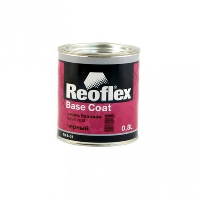REOFLEX Автоэмаль 601 Черная 0,8кг