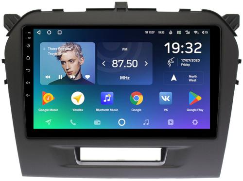 Магнитола для Suzuki Vitara 2014-2022 (без штатной КЗВ) - Teyes CC2 PLUS монитор 9" QLED, Android 10, Быстрая, SIM-слот