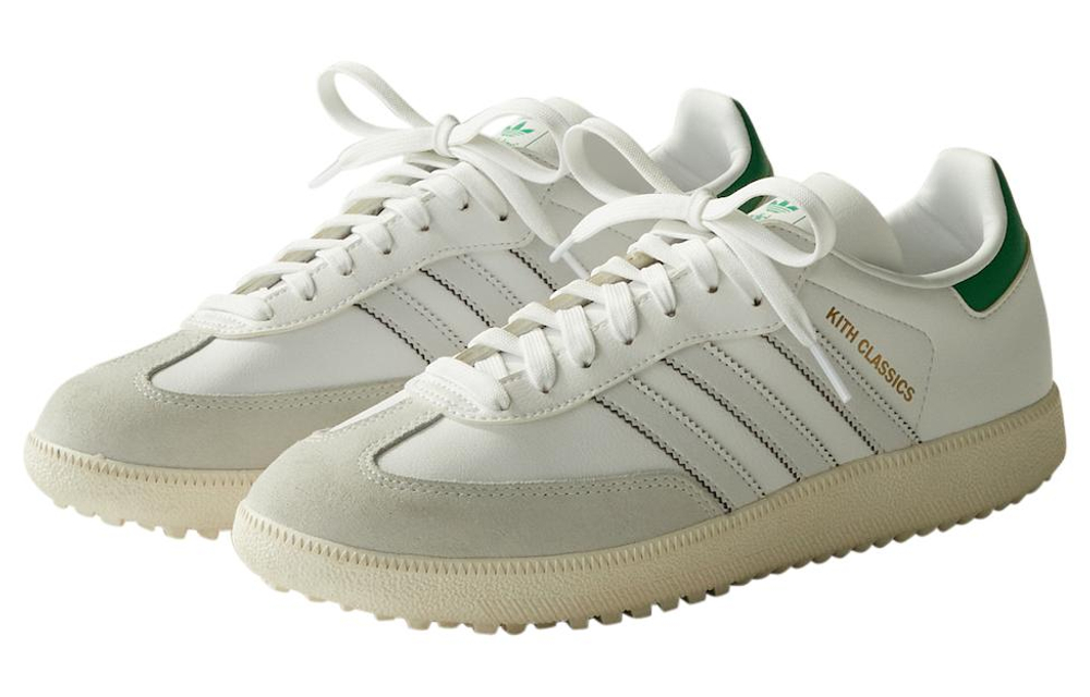 Samba Kith x Samba Adidas Originals Spikeless Golf "White Green"