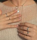 Кольцо Шары (розовый халцедон)