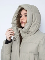 Куртка зимняя удлиненная с капюшоном