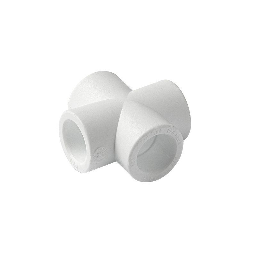 Крестовина ПП 25 PN 25, белая, Pro Aqua PA17010P