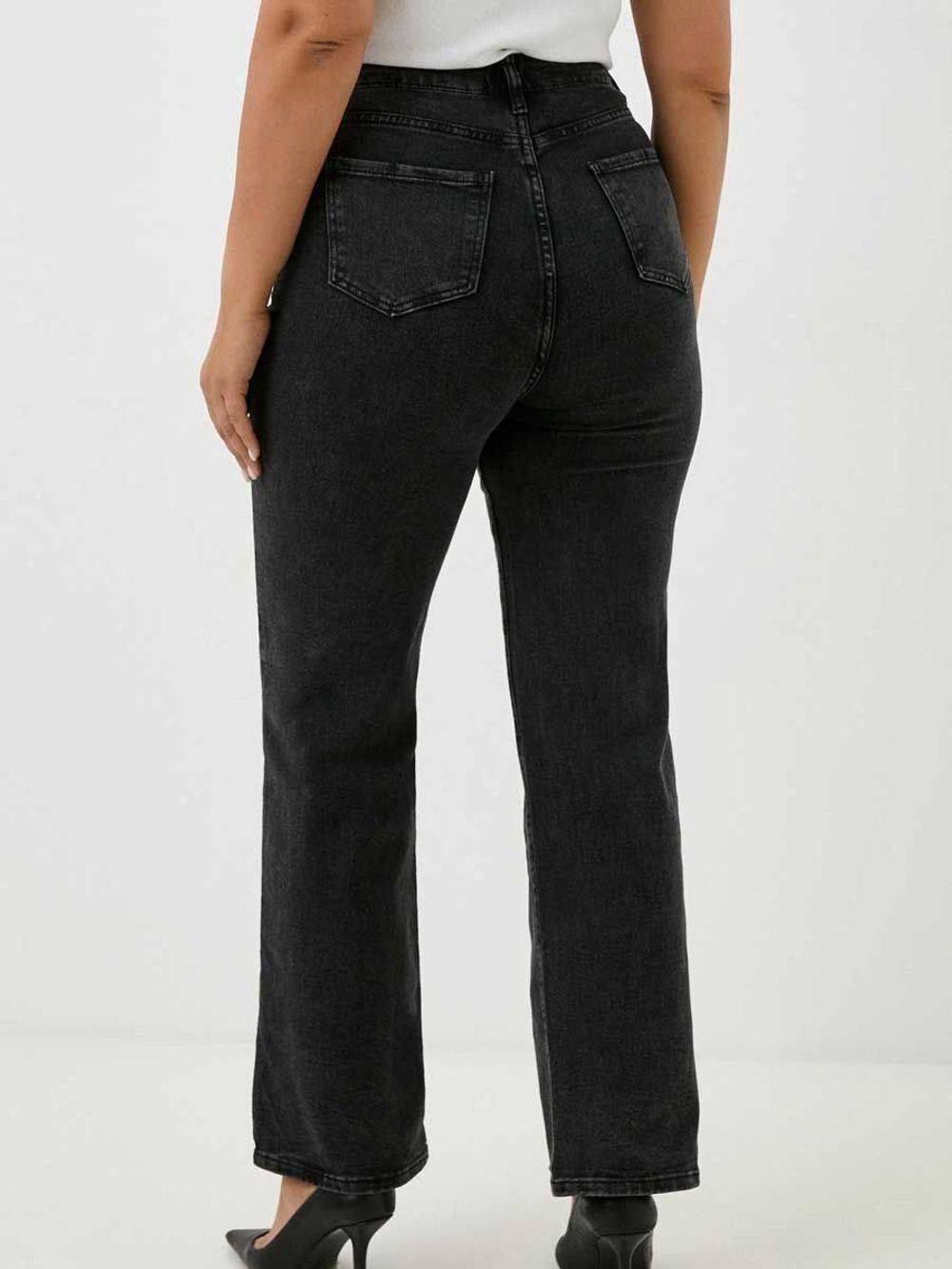 Джинсы палаццо широкие