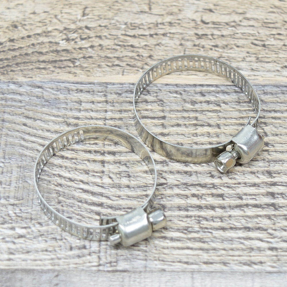 Хомут червячный 2шт 25-40мм нерж