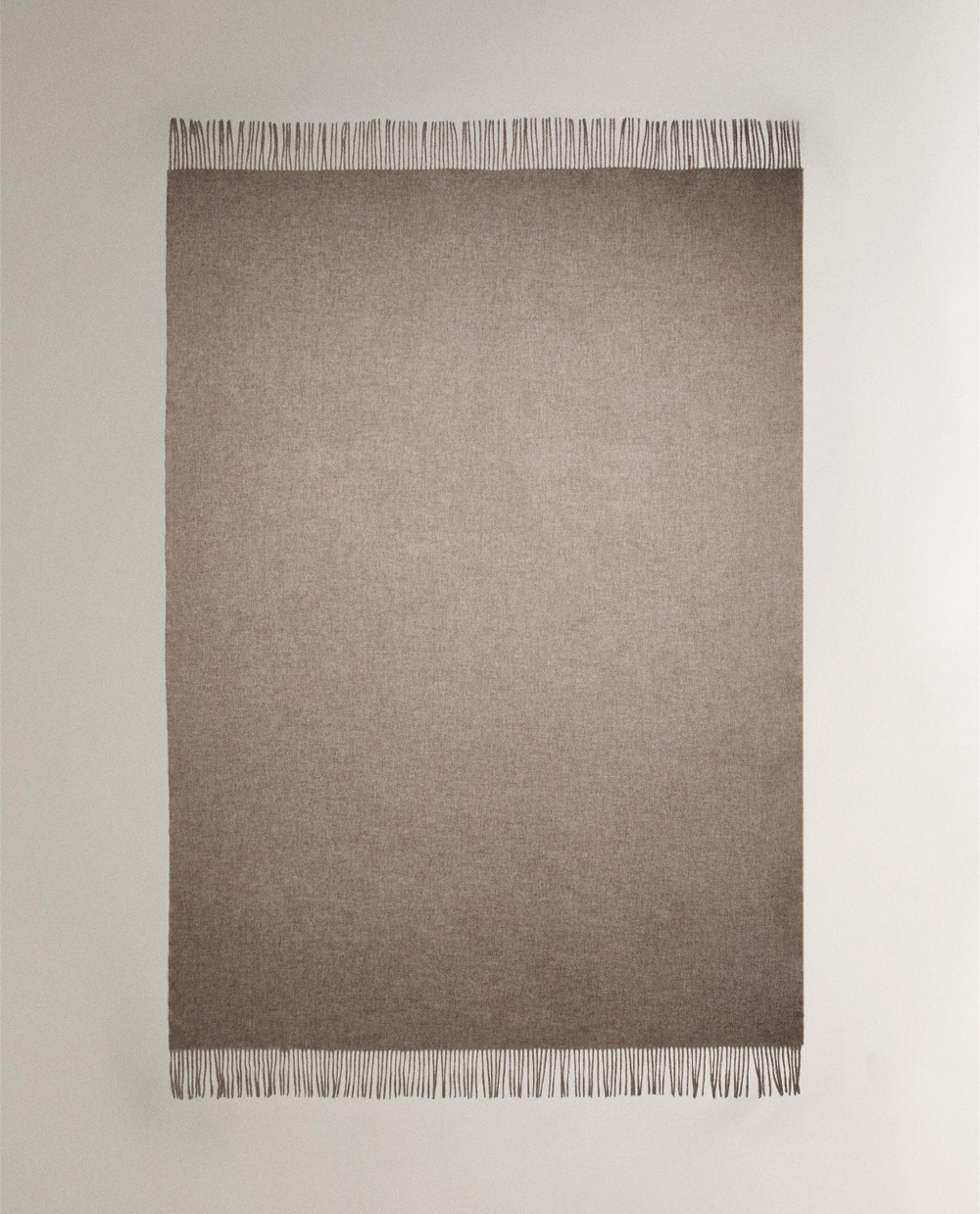Zara Home плед из шерсти, серый