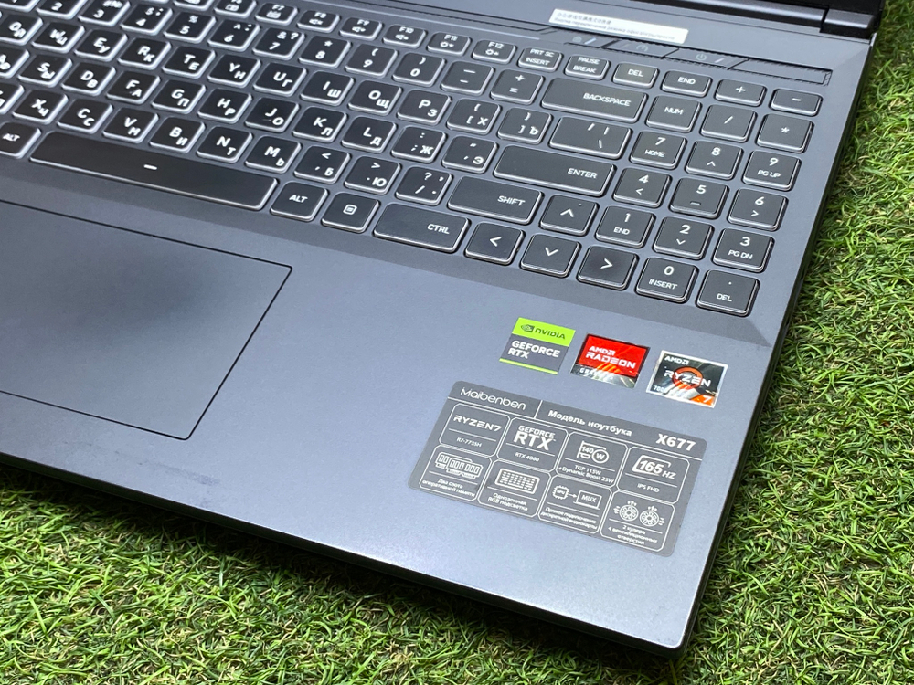 Игровой Maibenben 15.6' R7-7735H/RTX 4060/IPS 144Hz/16GB DDR5/512GB/ X677[X677FSFNLGRE0]/Windows 10