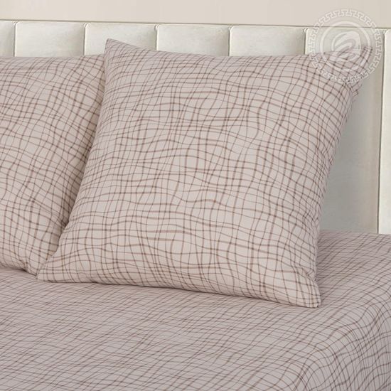 Евро комплект постельного белья Эльбрус бязь Зима-Лето