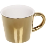 Кофейная пара (зеркальная кружка 90мл+блюдце) анаморфный дизайн «Тюльпаны»