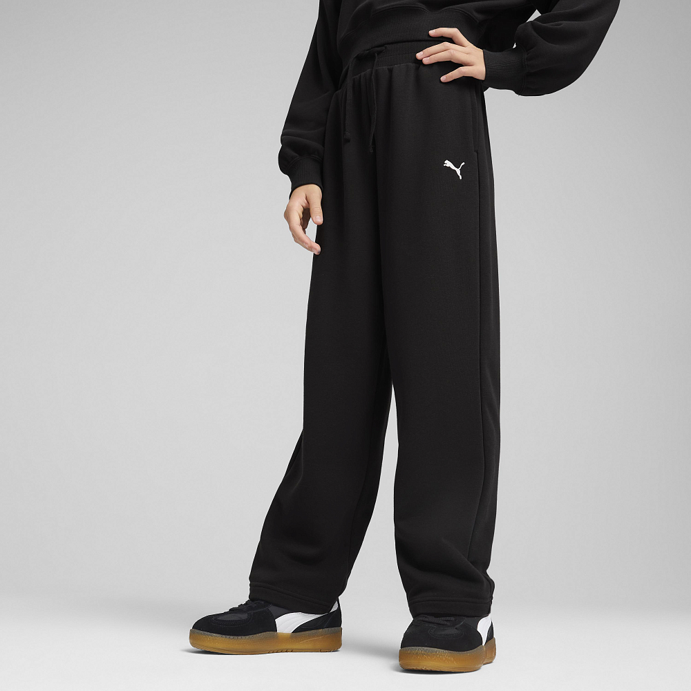 Детские брюки PUMA WARDROBE ESS Wide Sweatpants