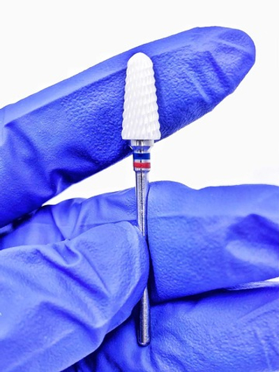 Фреза керамическая красно-синяя насечка 640602