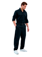 Комбинезон медицинский мужской Dr. Nice с поясом с пряжкой, черный, 50