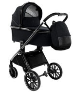Детская коляска Pituso Mayla Lux 3 в 1 с автокреслом Baesa Black