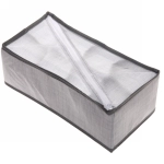 Кофр - органайзер для хранения вещей «ЭФОЛТ», цвет пыльно - серый, 8 отделений, 29*14*10см