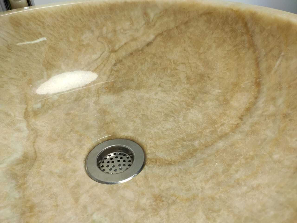 Раковина из оникса Bowl Yellow TinLip BO-60323 40*40*15