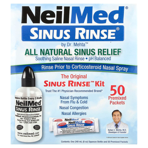 NeilMed, Sinus Rinse Kit™, 1 набор