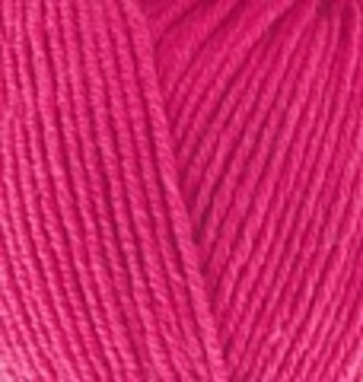 ALIZE "LANAGOLD FINE", 49% Шерсть, 51% Акрил, 100 гр, 390 м, 798 малиновый