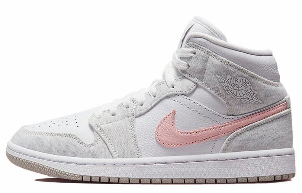 Кроссовки Jordan Air Jordan 1 Mid Se "Light Iron Ore" (Женская размерная сетка)