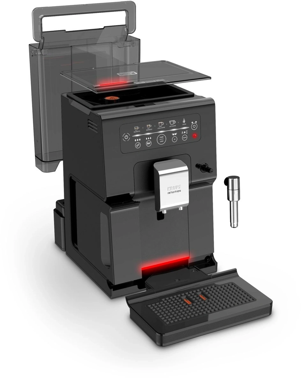 Кофемашина Krups Essential EA870810 1450Вт черный/нержавеющая сталь