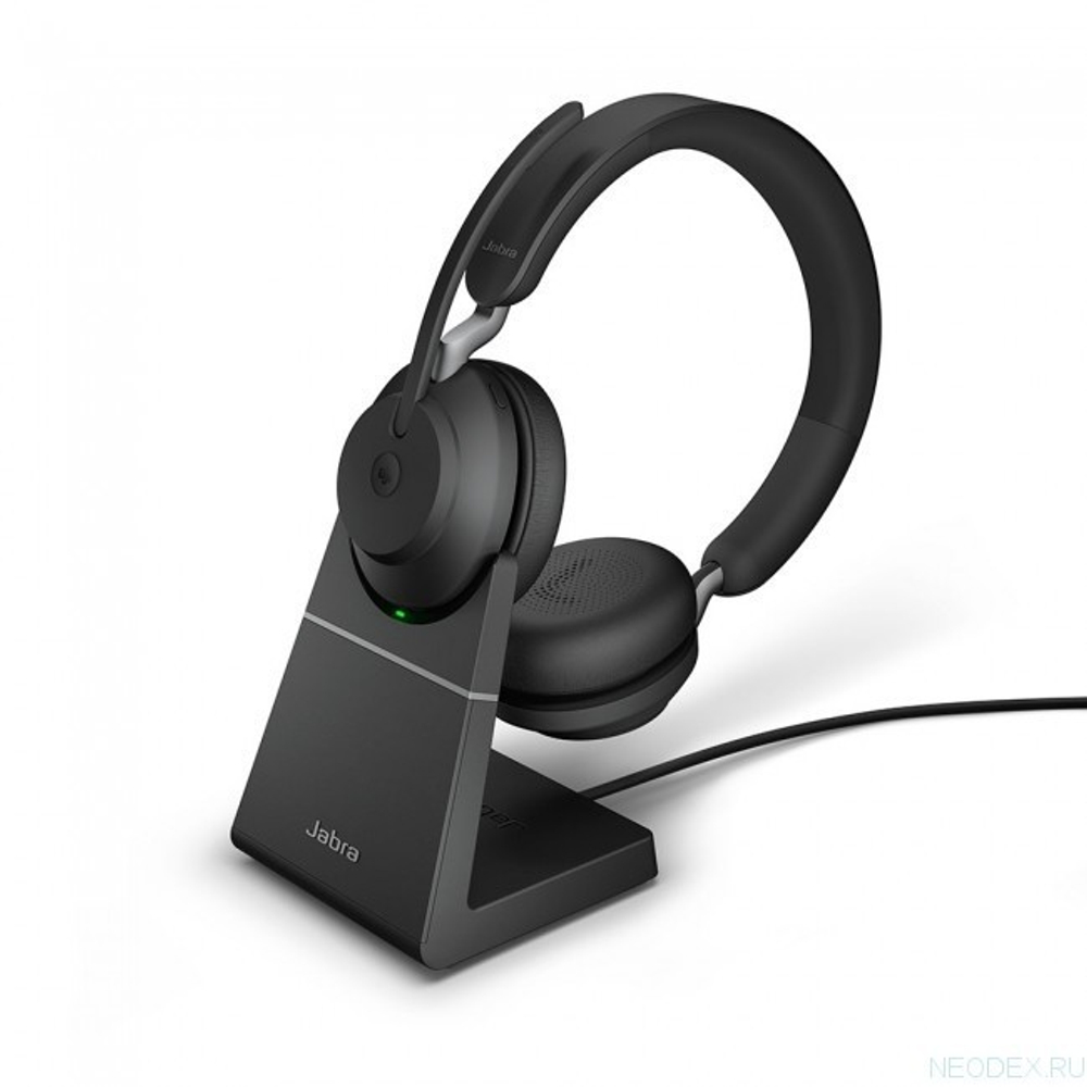 Jabra Evolve2 65 Stereo UC USB-C беспроводная гарнитура черная с док-станцией ( 26599-989-889 )