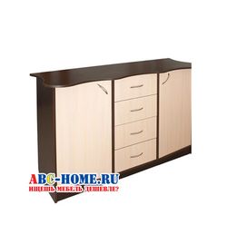 Комод «К 2.1» (венге/дуб молочный), ЛДСП, Росток