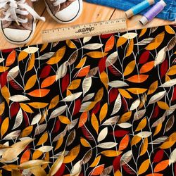 Ткань премиум шифон закатный всплеск