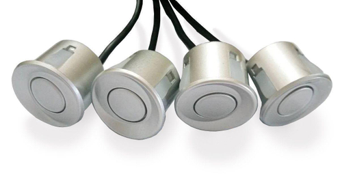 Датчик парктроника 22 мм серебро AVS