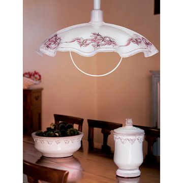 Подвесной потолочный светильник 1*E27 3041 белый VETRO Eglo