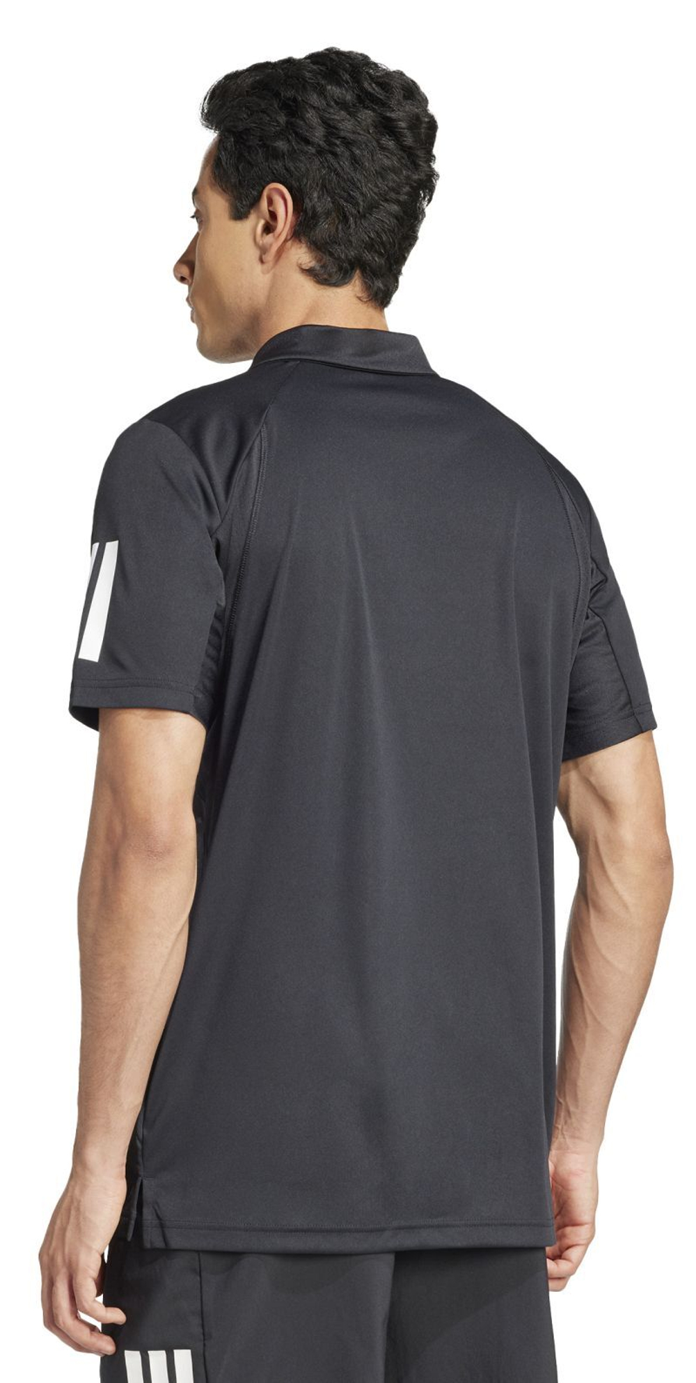 Мужское теннисное поло Adidas Club Tennis 3-Stripes Polo - черный