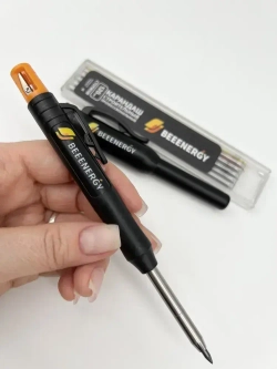 Карандаш строительный профессиональный BeeEnergy 120мм стержни