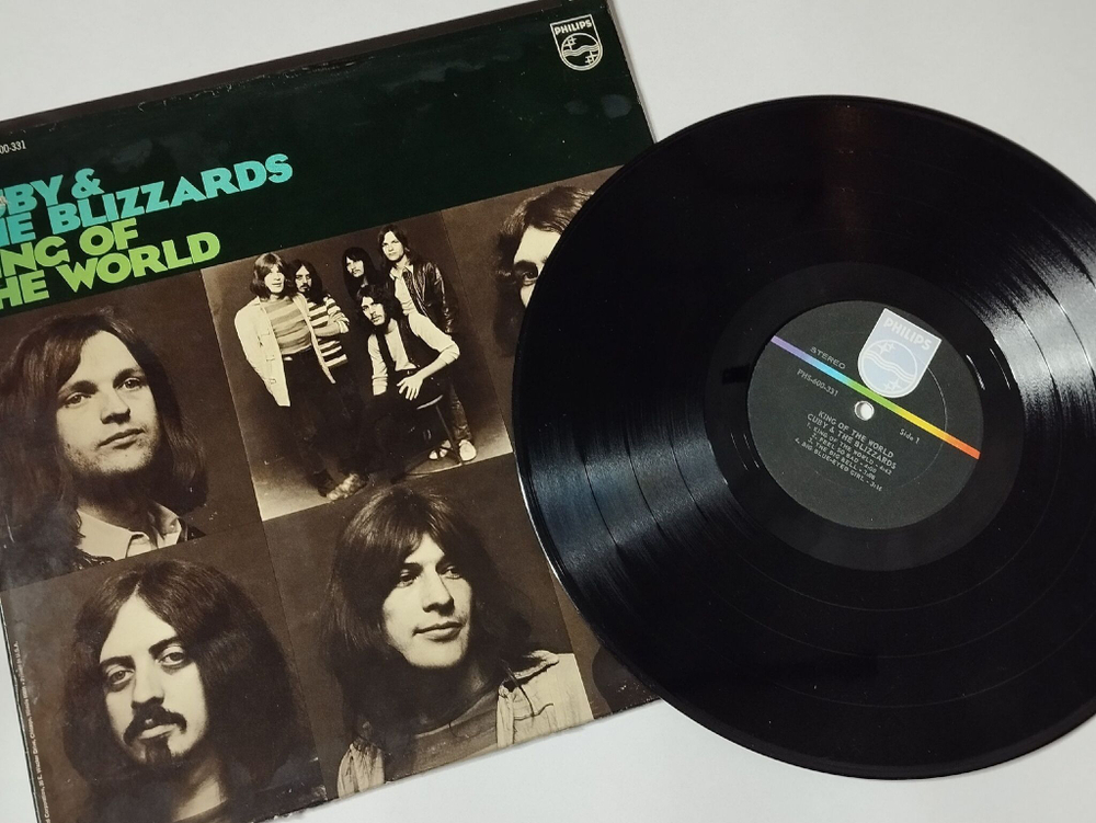 Винтажная виниловая пластинка LP Cuby and The Blizzards King Of The World (USA 1970)