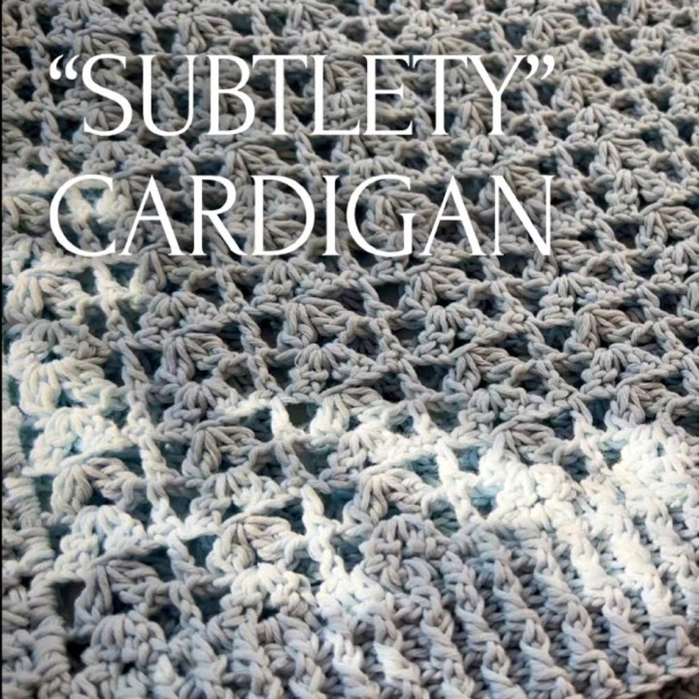 Видео мастер-класс по вязанию кардигана крючком "Subtlety"