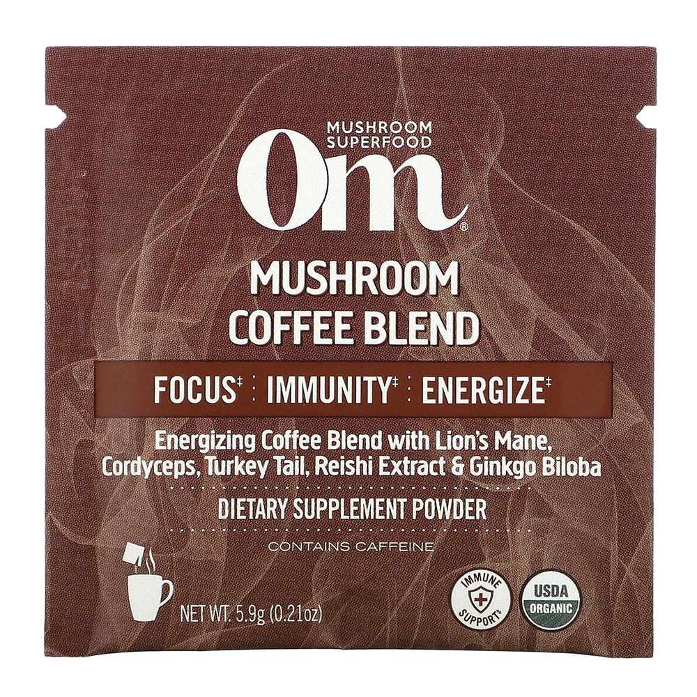 Om Mushrooms, Смесь грибного кофе, 10 пакетиков по 5,9 г (0,21 унции)