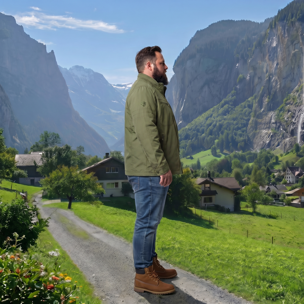 Ветровка хлопковая больших размеров