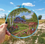 Набор для вышивания крестом Искусница "У колодца"