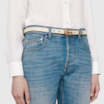 Пояс GUCCI G 2cm, 409417-AP00T-9022