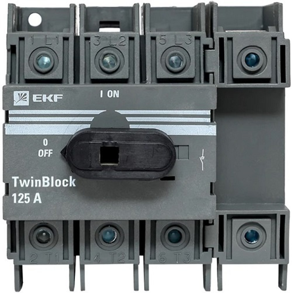Рубильник  EKF tb-125-4p-f