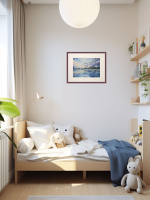 Картина авторская акварельная в паспарту 30х40 см на стену для интерьера "Отражение на Яузе"