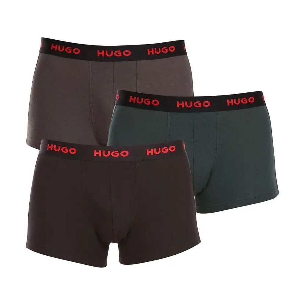 Трусы (набор 3 шт) мужские HUGO TRUNK TRIPLET PACK 10241868 02